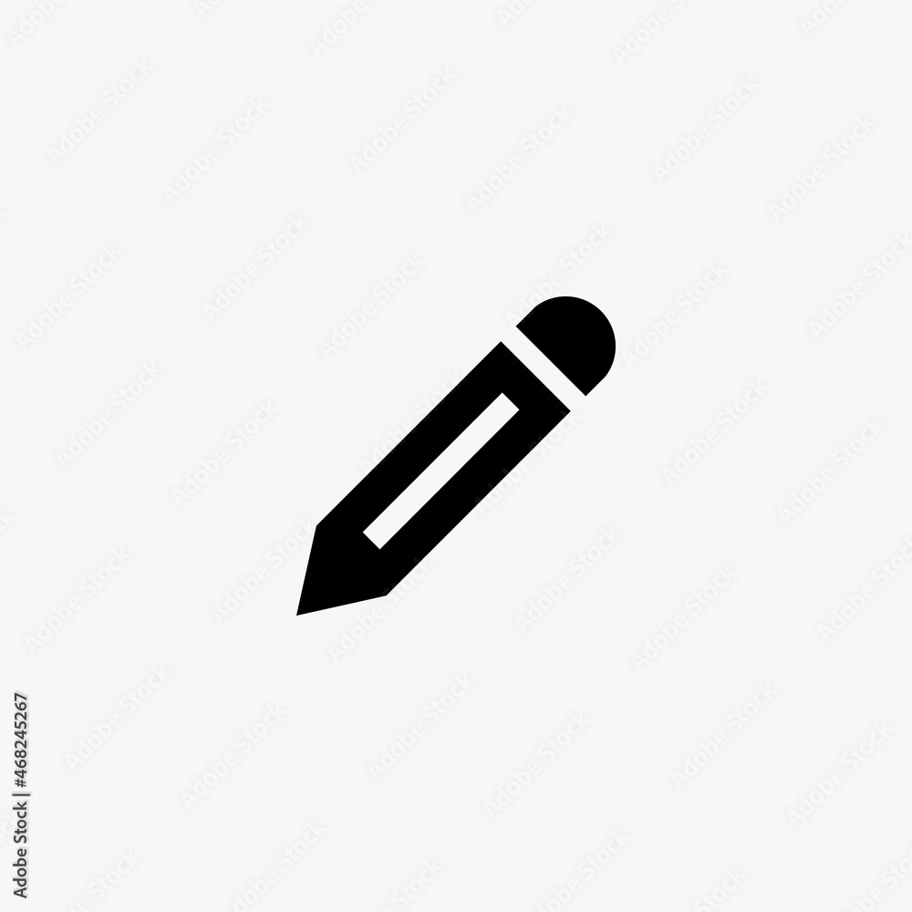 edit icon. edit vector icon on white background edit icon. edit vector icon on white background