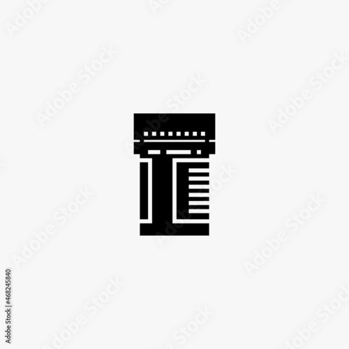 pharmaceutical icon. pharmaceutical vector icon on white background