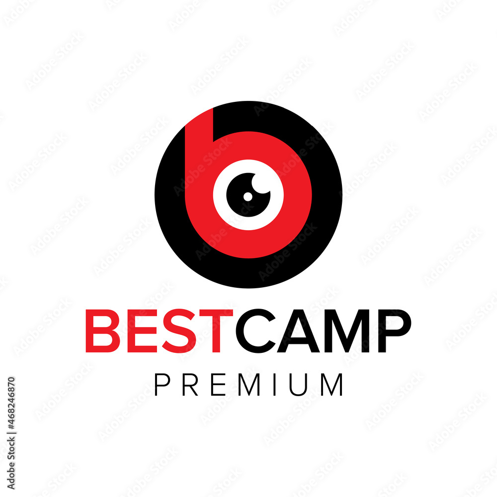 letter b camp logo icon vector template letter b camp logo icon vector template