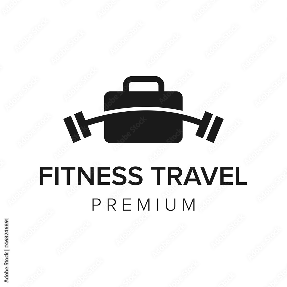 fitness travel logo icon vector template fitness travel logo icon vector template