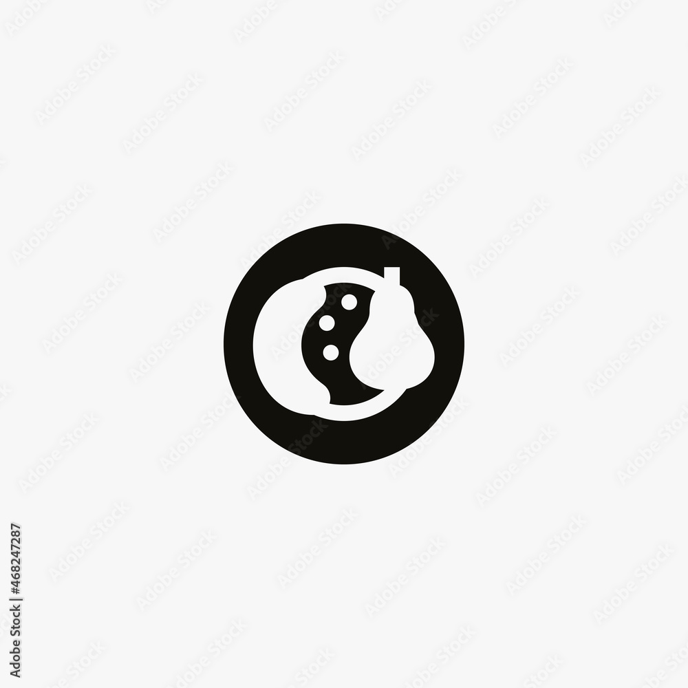 fruits icon. fruits vector icon on white background fruits icon. fruits vector icon on white background