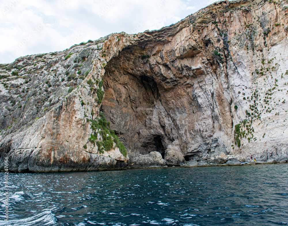 Blue Grotto from sea