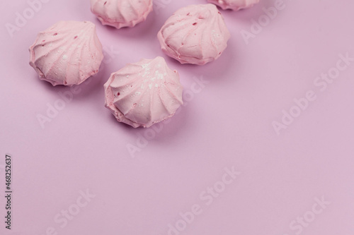 candy pink marshmallow sweets pattern texture background.