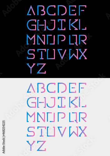 Шрифт текст font text градиент буквы алфавит alphabet the letters