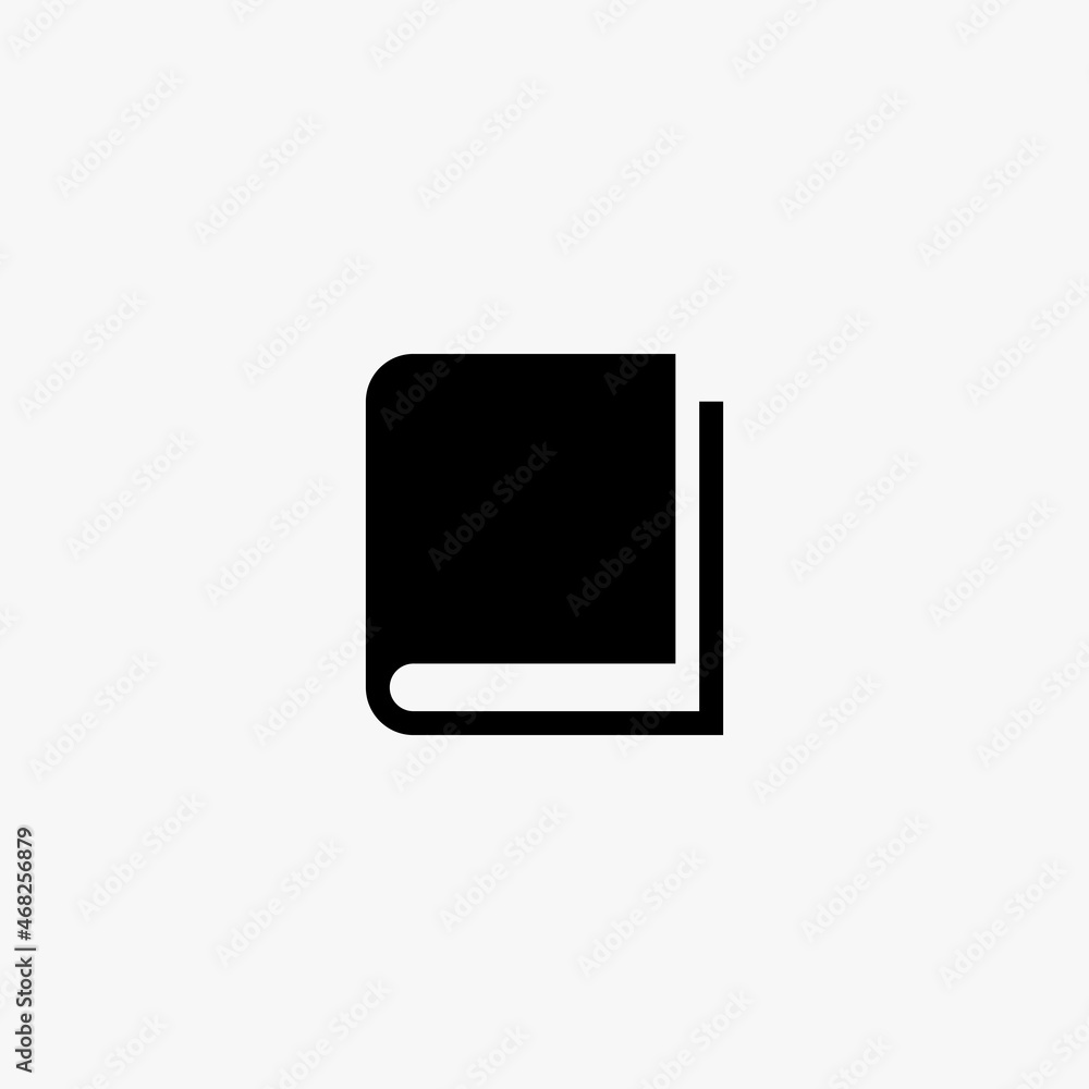 book icon. book vector icon on white background book icon. book vector icon on white background