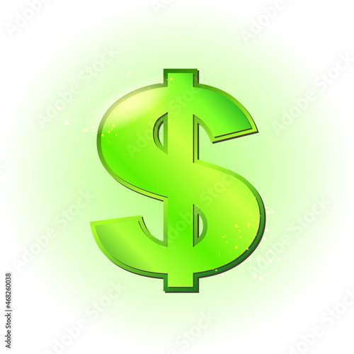green dollar sign