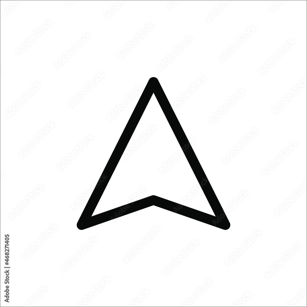 Navigation icon. simple vector illustration. eps 10 Navigation icon. simple vector illustration. eps 10