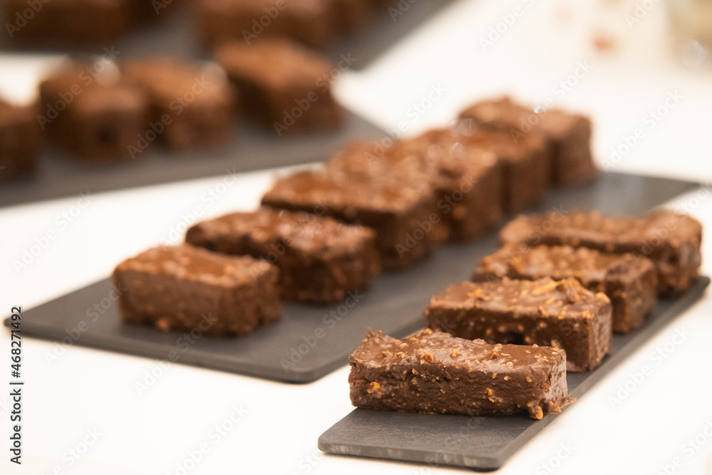 chocolate bar on a plate chocolate bar on a plate