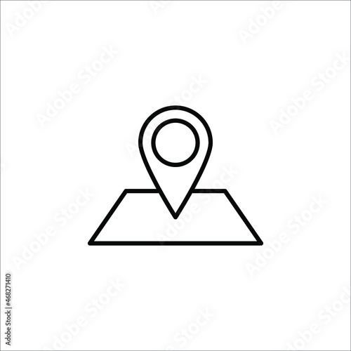 Navigation icon. simple vector illustration. eps 10