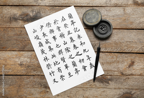 Tools for calligraphy and p...