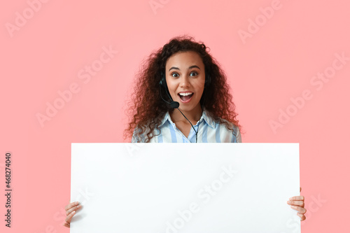 Surprised African-American ...