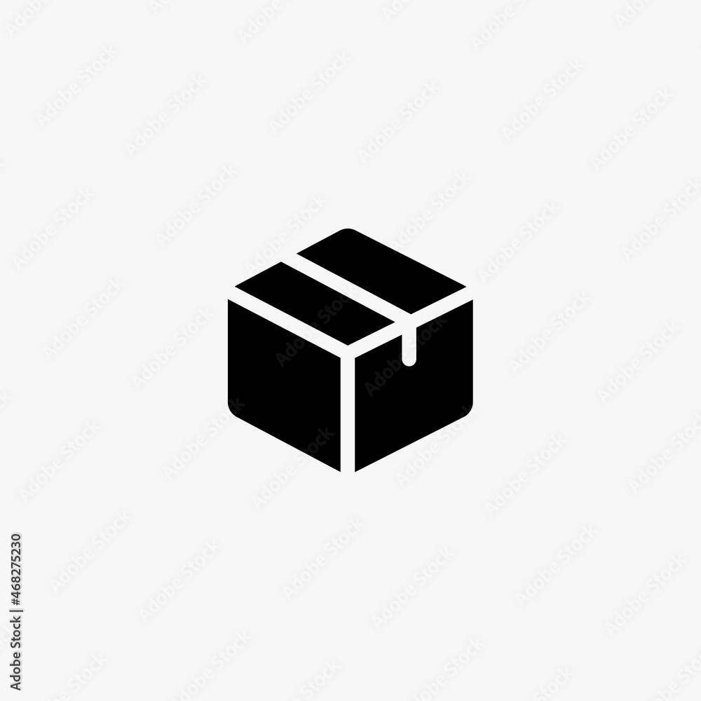 package icon. package vector icon on white background package icon. package vector icon on white background