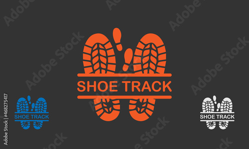simple shoe sole logo icon