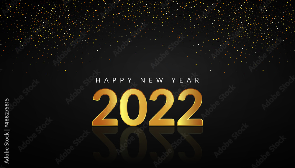 Happy new year 2022 golden 3d text background -2022 new year Happy new year 2022 golden 3d text background -2022 new year