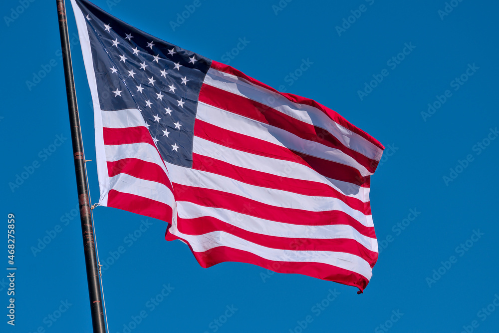 Obraz premium waving flag, united states of america