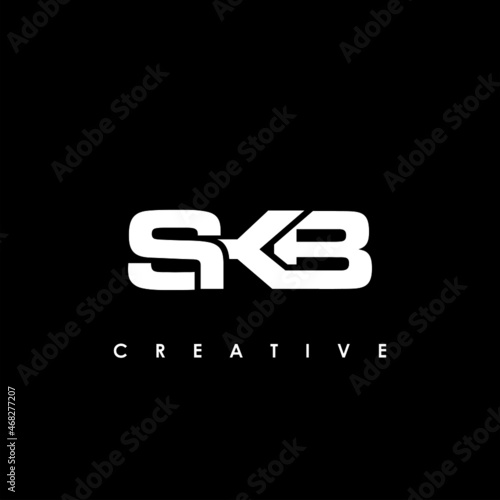 SKB Letter Initial Logo Design Template Vector Illustration