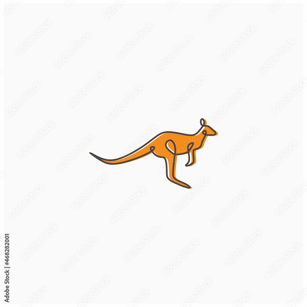 kangaroo Logo design Template vector illustration kangaroo Logo design Template vector illustration