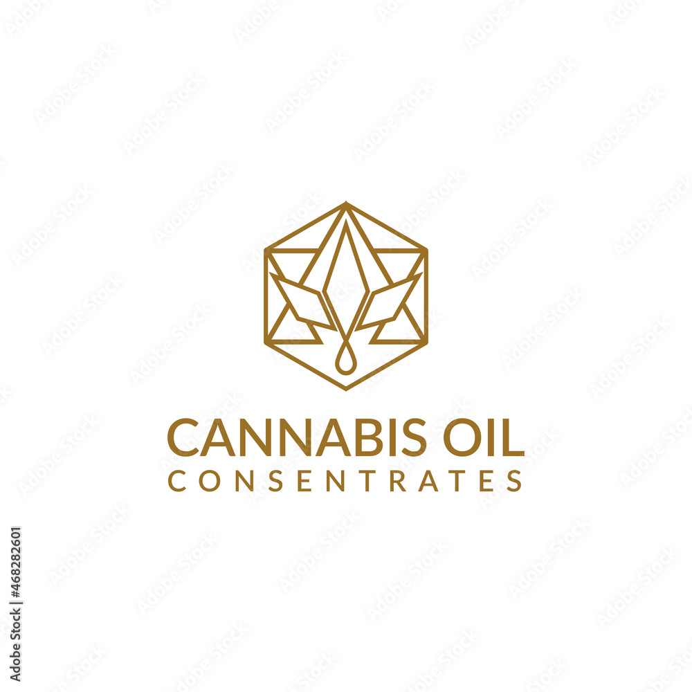 cannabis oil consentrates logo design cannabis oil consentrates logo design