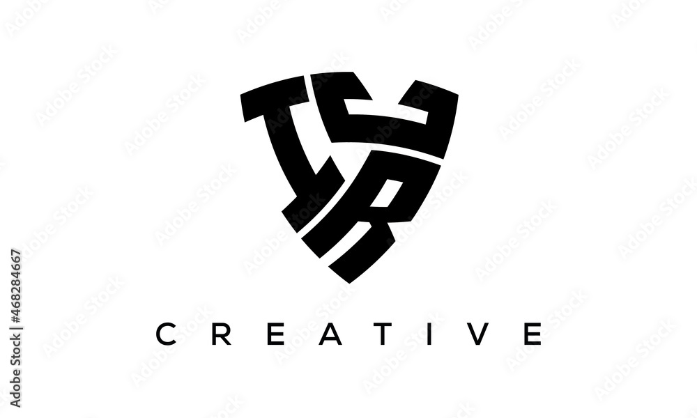 IRC letters logo, security Shield logo vector IRC letters logo, security Shield logo vector