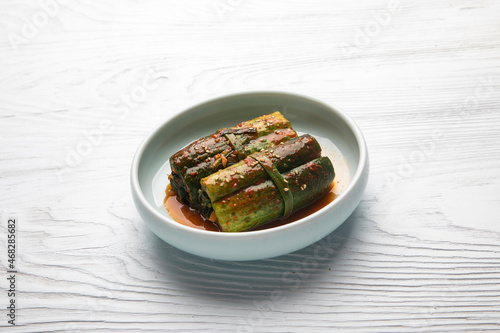 대한민국 대표음식인 맛있고 신선한 김장,김치, 오이지 photo