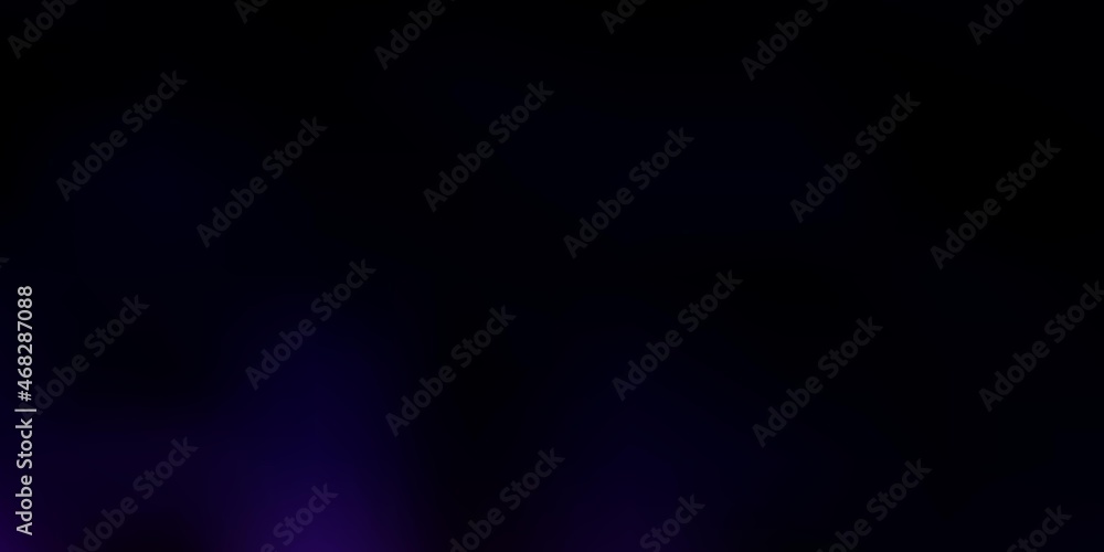 Fototapeta premium Dark purple vector gradient blur background.
