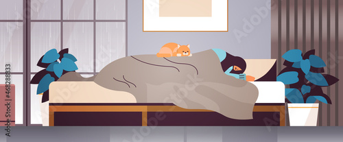 unhappy depressed woman sleeping in bed girl feeling desperate and lonely mental health diseases depression