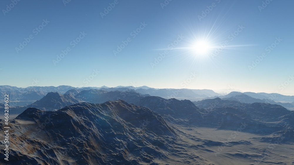 a computer-generated surface, a fantasy world 3d render a computer-generated surface, a fantasy world 3d render