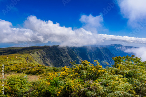 Mountains of Mafate at Reunion Island