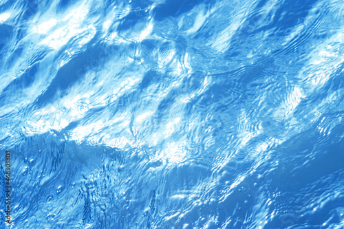 青い水の水面テクスチャ
