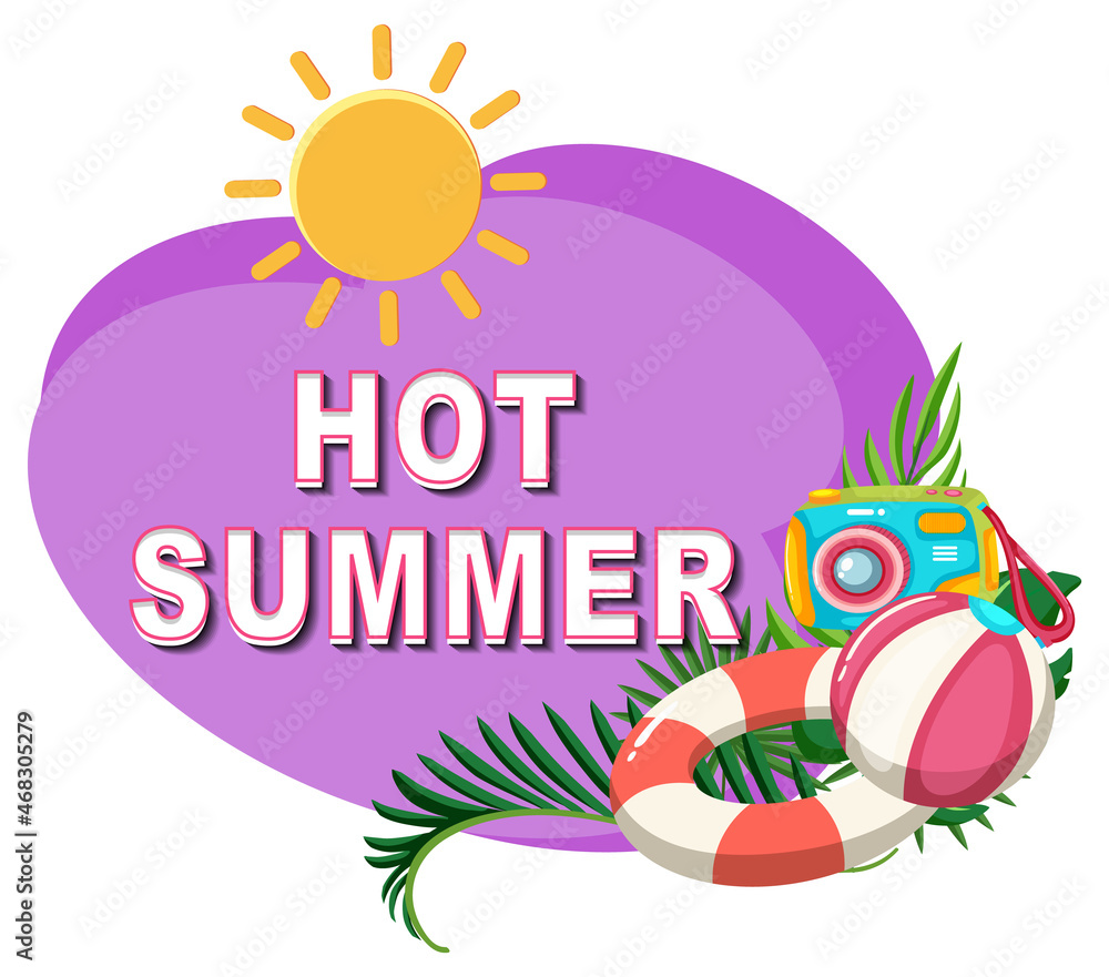 Summer sale banner template