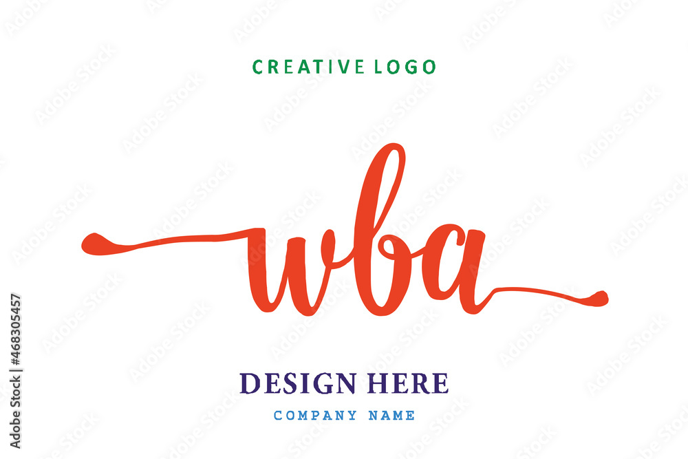WBA lettering logo is simple, easy to understand and authoritative WBA lettering logo is simple, easy to understand and authoritative