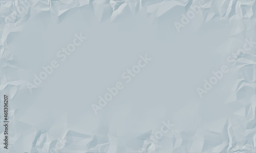BlueGray wrinkled crumpled paper texture for background.