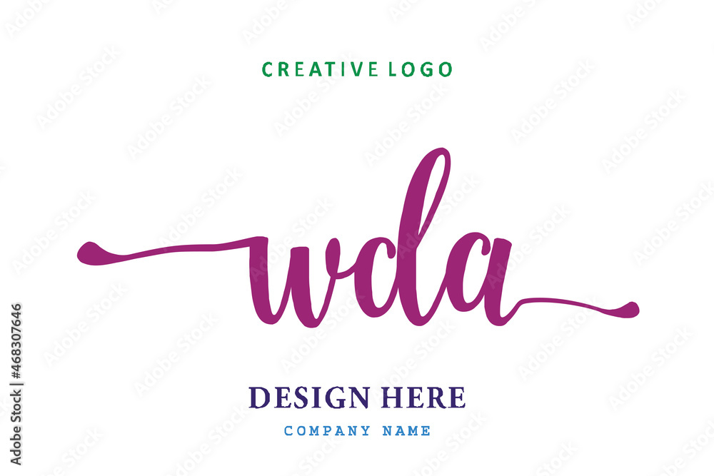 WDA lettering logo is simple, easy to understand and authoritative WDA lettering logo is simple, easy to understand and authoritative