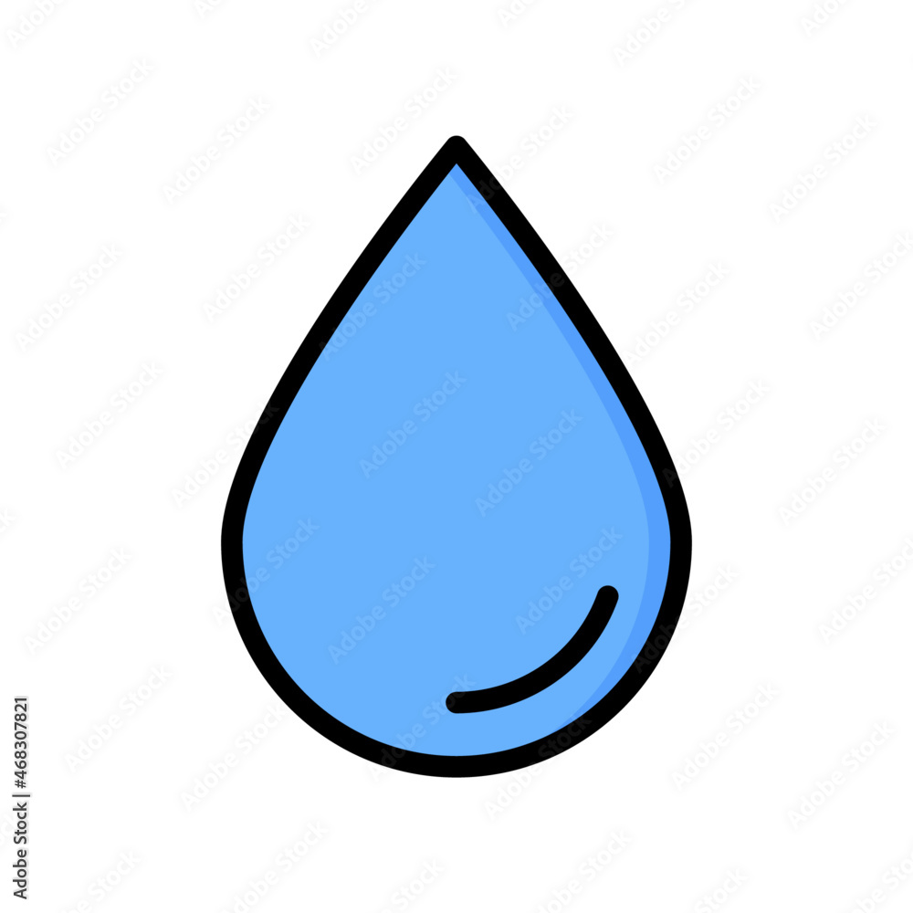 Drop Water Icon, Filled Line style icon vector illustration, Suitable for website, mobile app, print, presentation, infographic and any other project. Drop Water Icon, Filled Line style icon vector illustration, Suitable for website, mobile app, print, presentation, infographic and any other project.