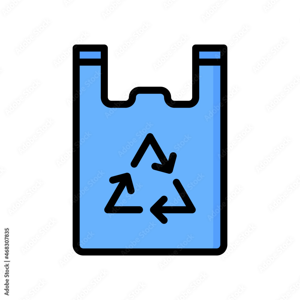 Plastic Bag Icon, Filled Line style icon vector illustration, Suitable for website, mobile app, print, presentation, infographic and any other project. Plastic Bag Icon, Filled Line style icon vector illustration, Suitable for website, mobile app, print, presentation, infographic and any other project.