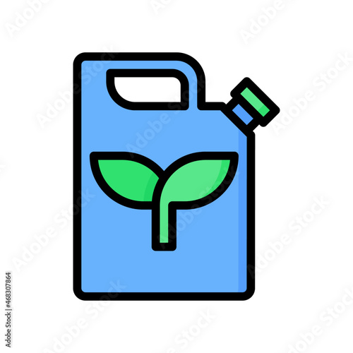 Jerrycan Icon, Filled Line style icon vector illustration, Suitable for website, mobile app, print, presentation, infographic and any other project.