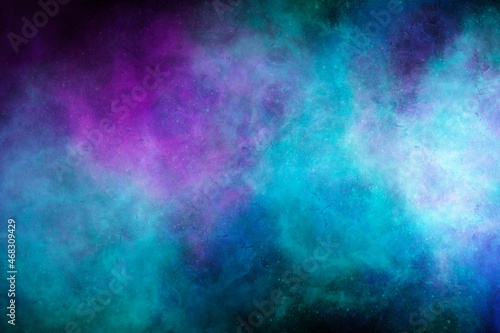 abstract space nebula on black background