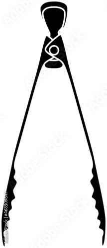 正面のトング「シルエット」