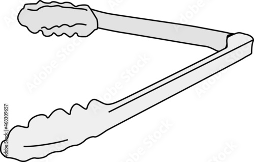 便利なトングのイラスト素材