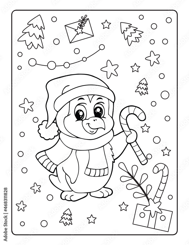 Christmas Coloring Pages for Kids, Winter Coloring Pages for Kids ...