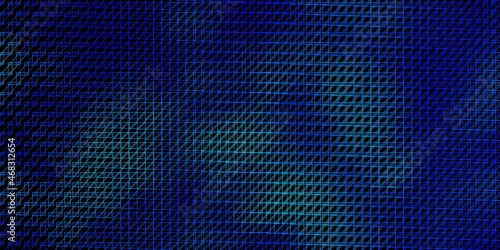 Dark BLUE vector texture with lines.