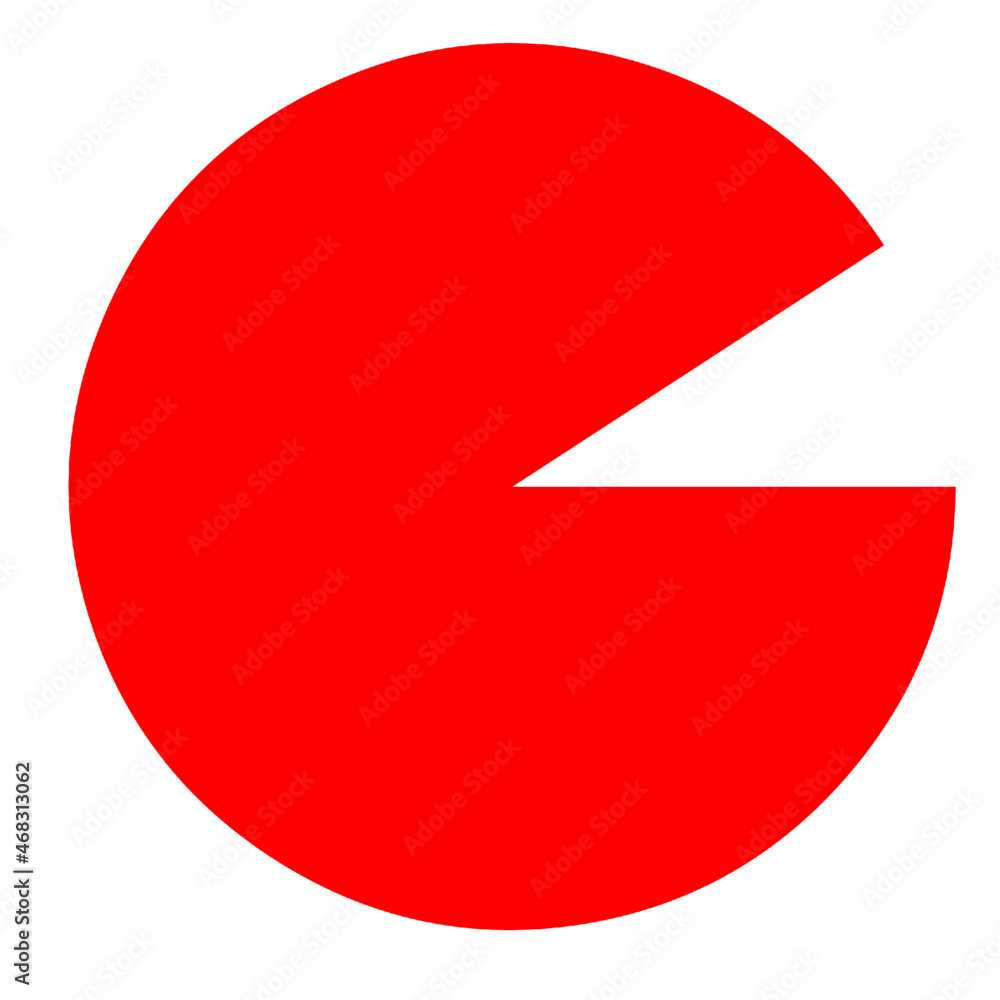 circle pie quarter shape abstract frame circle pie quarter shape abstract frame