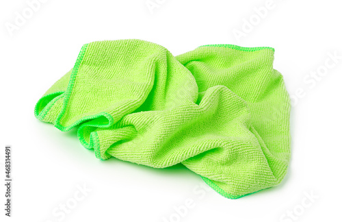 Household cleaning wipe isolated on white background