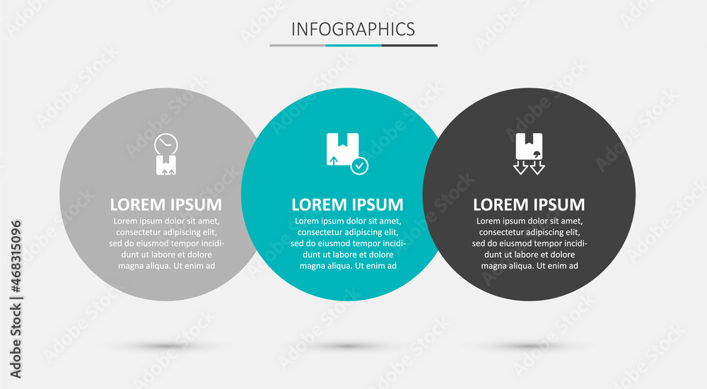 Set Carton cardboard box, Cardboard with clock and traffic symbol. Business infographic template. Vector Set Carton cardboard box, Cardboard with clock and traffic symbol. Business infographic template. Vector