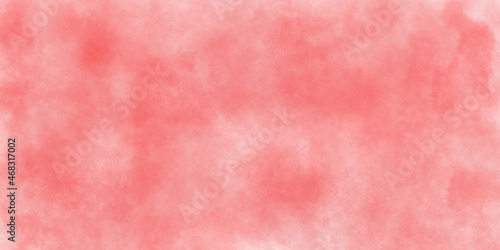Pink watercolor texture on white background, design suitable for card canvas, hand painting.