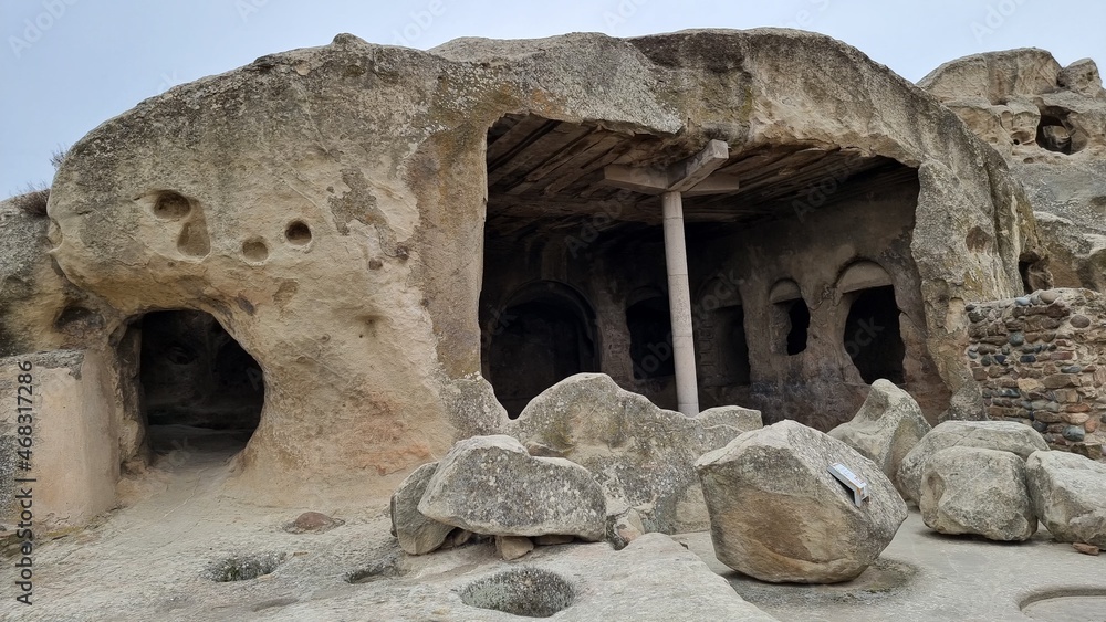 Ruins of the ancient cave in Uplistsikhe ,Gori,Georgia.