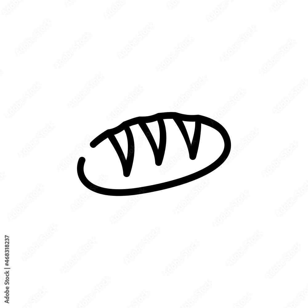 bread vector icon. food and beverage icon outline style. perfect use for icon, logo, illustration, website, and more. icon design line style bread vector icon. food and beverage icon outline style. perfect use for icon, logo, illustration, website, and more. icon design line style
