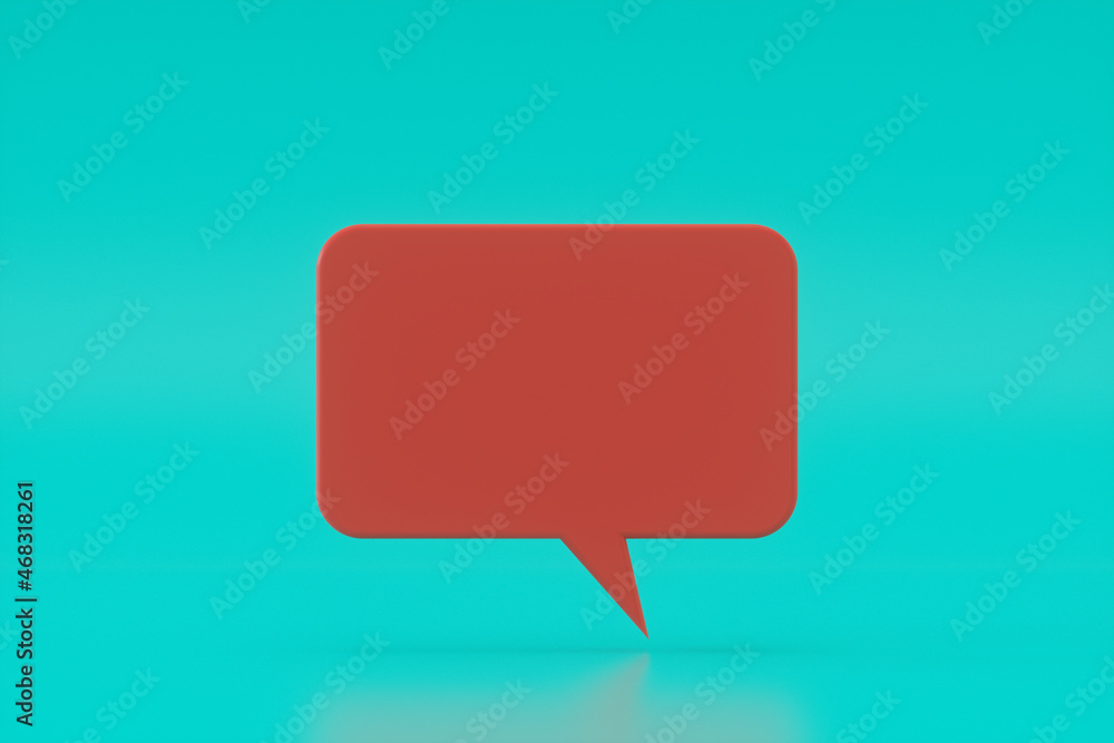 3D Speech Bubble Icon 3D Speech Bubble Icon