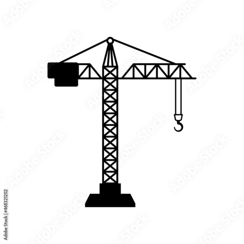 Crane icon design template vector isolated illustration © haris