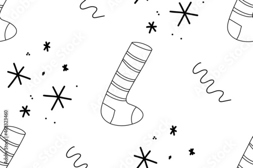 New Year and Christmas Pattern